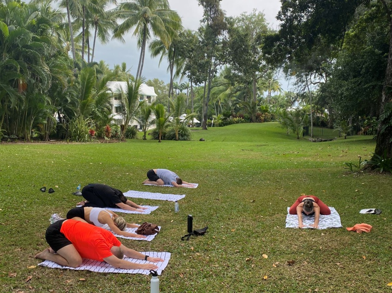Dream team yoga class