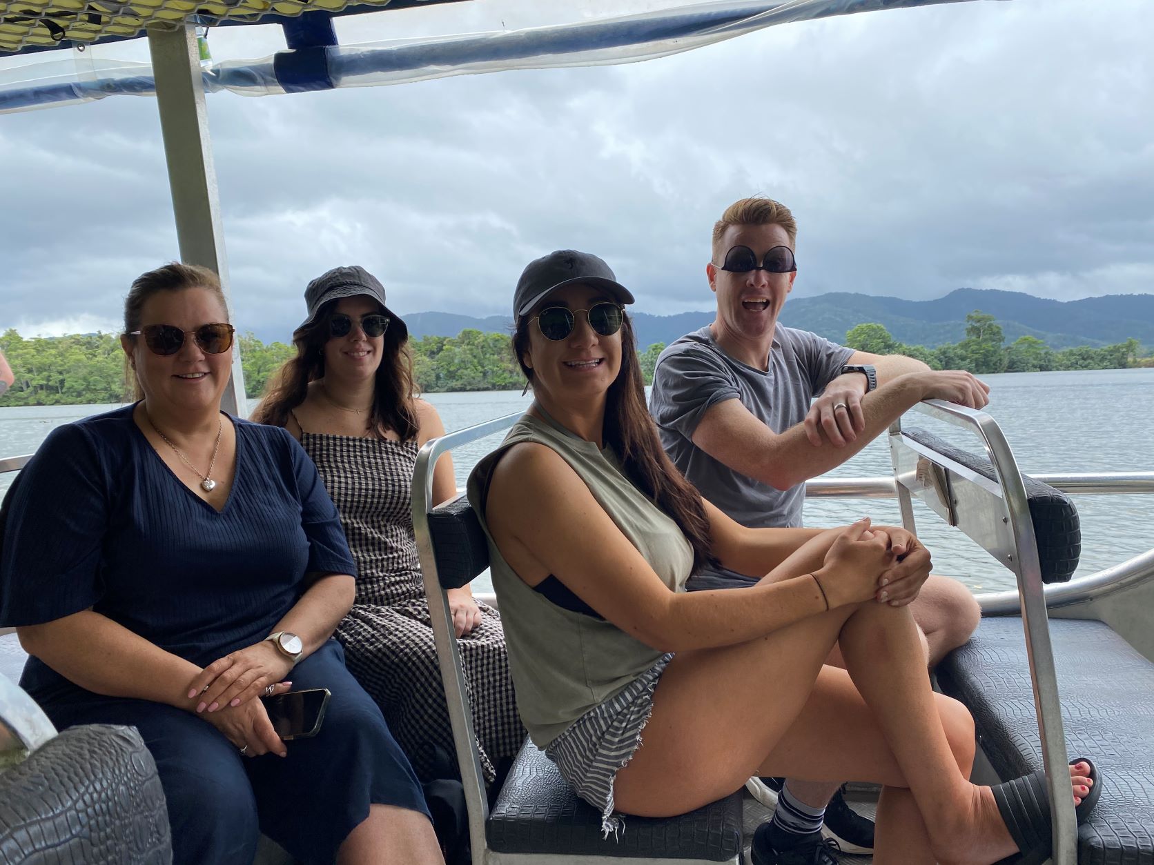 Dream team on a boat